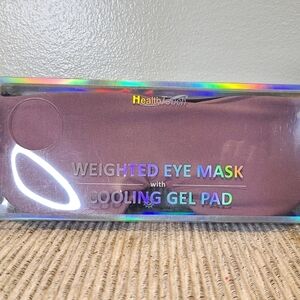 Health Touch Weighted Eye Mask with Cooling Gel Pad - Purple